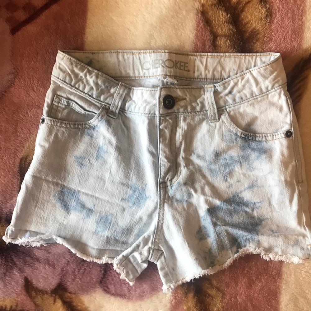 GIRLS 🌸 Light Acid Washed Denim (Jean) Shorts